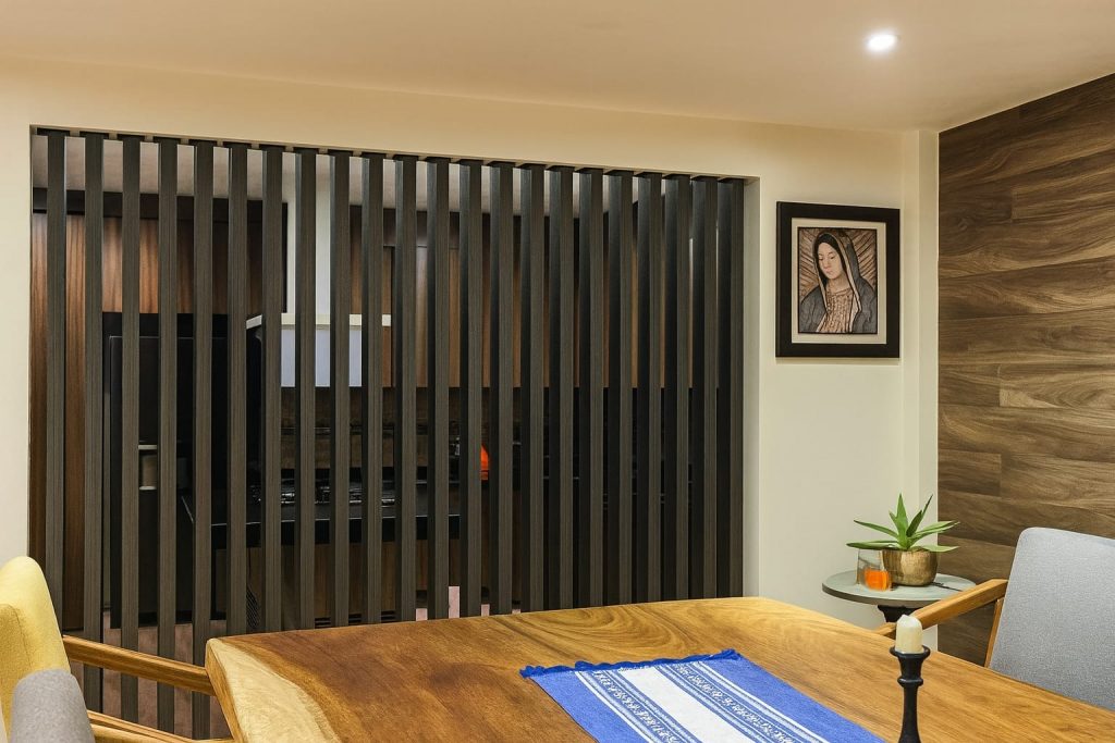 decoración con vigas interiores