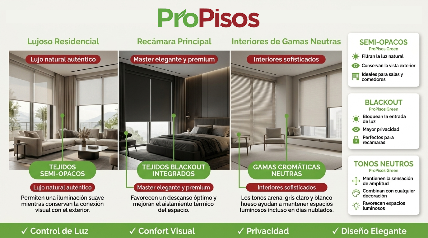 persianas sheer Toluca