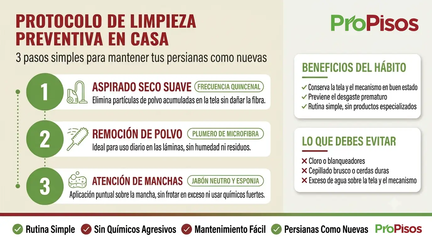 limpieza de persianas en Toluca