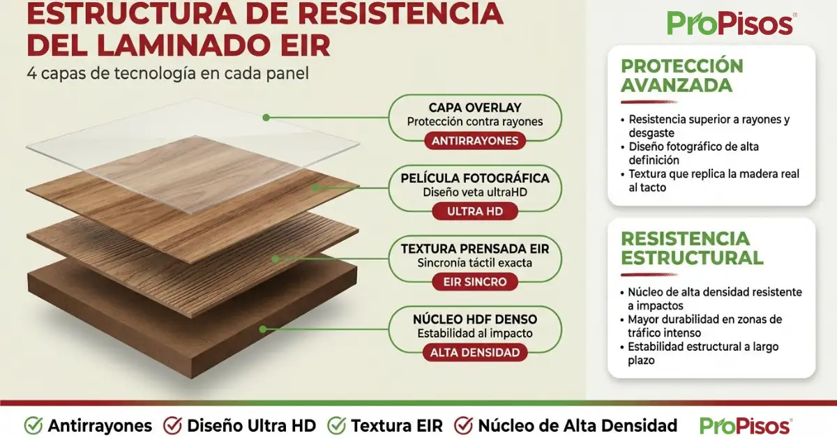 piso laminado hiperrealista en Toluca